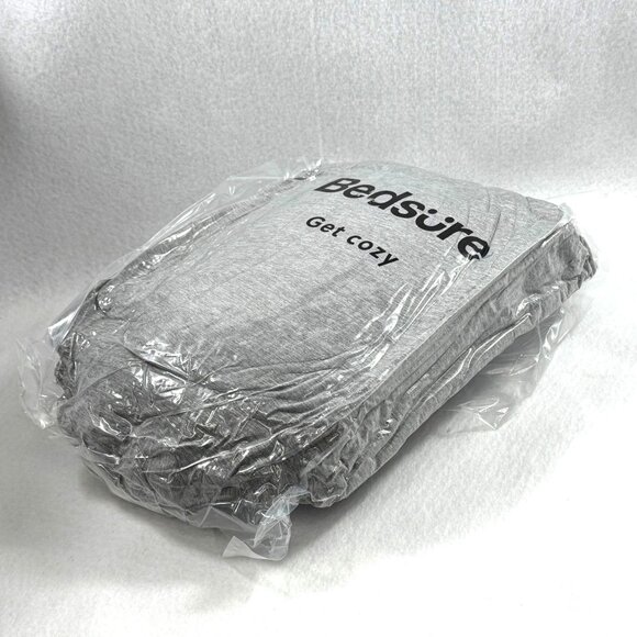 Bedsure Essentials Gray 1-Comforter & 2-Pillowshams Set Full Size 3pcs - Picture 7 of 11